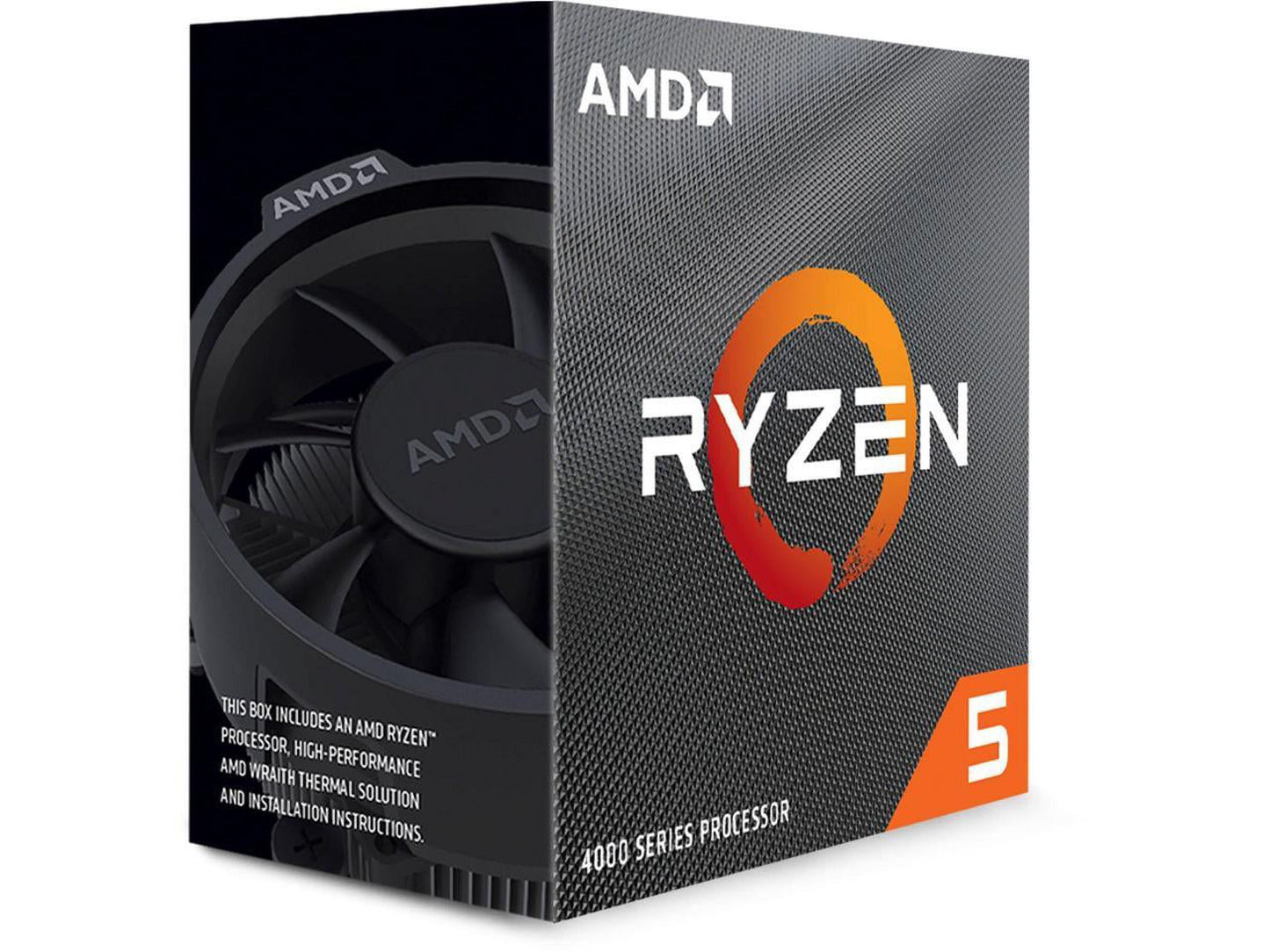 Ryzen 5 4500 3.6Ghz 6-Core AM4 Processor with Wraith Stealth Cooler - 100-100000644BOX