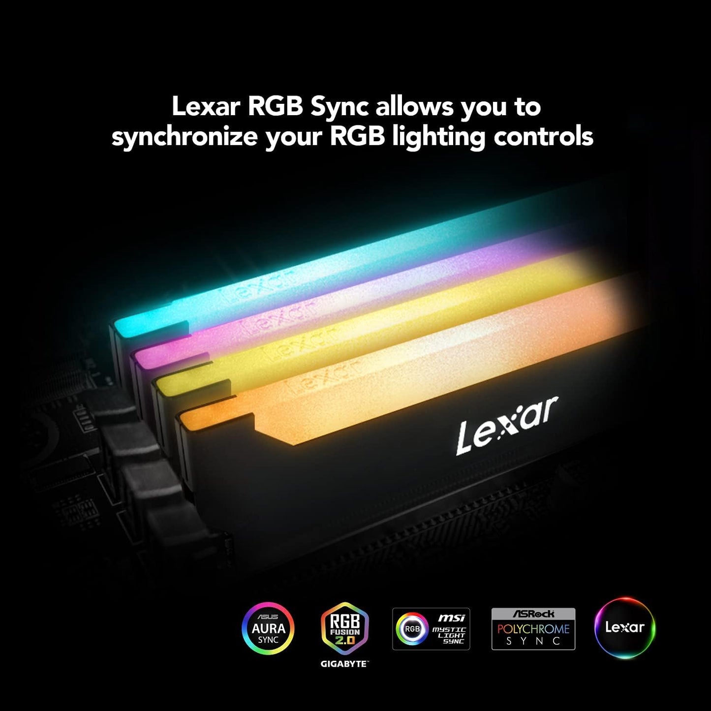 Hades RGB 32GB (2X16Gb) DDR4 RAM 3600Mhz CL18 Desktop Memory LD4BU016G-R3600UDLH