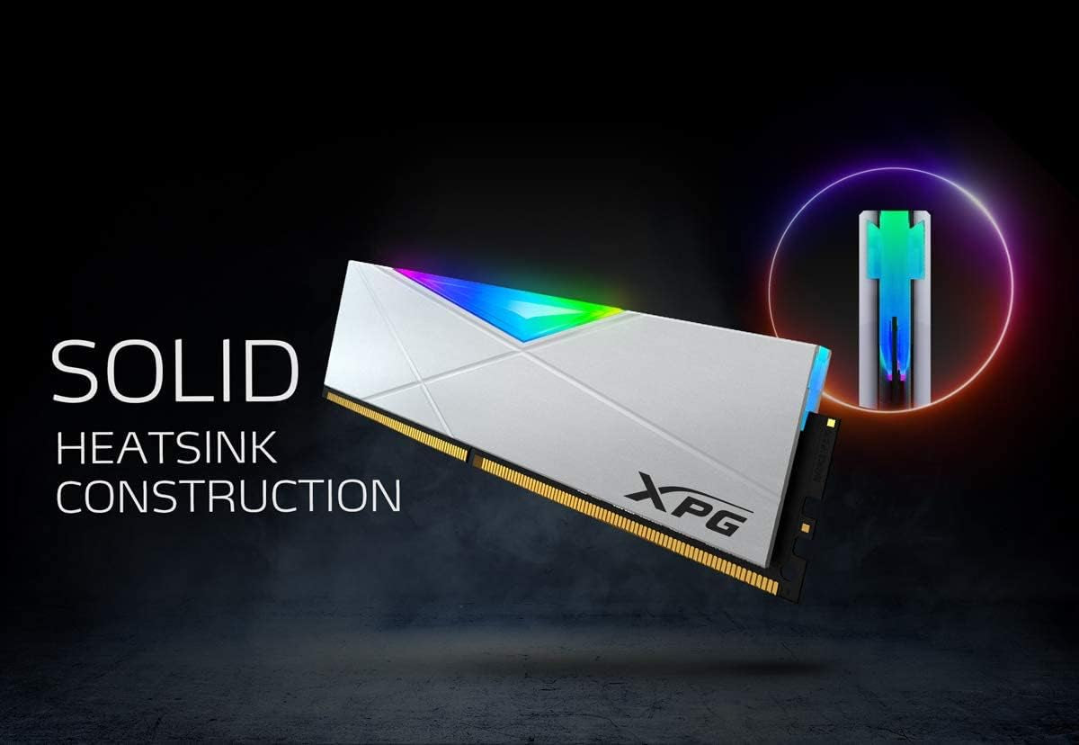 DDR4 D50 RGB 16GB (2X8Gb) 3200Mhz PC4-25600 U-DIMM 288-Pins Desktop Memory CL16 Kit White (AX4U32008G16A-DW50)