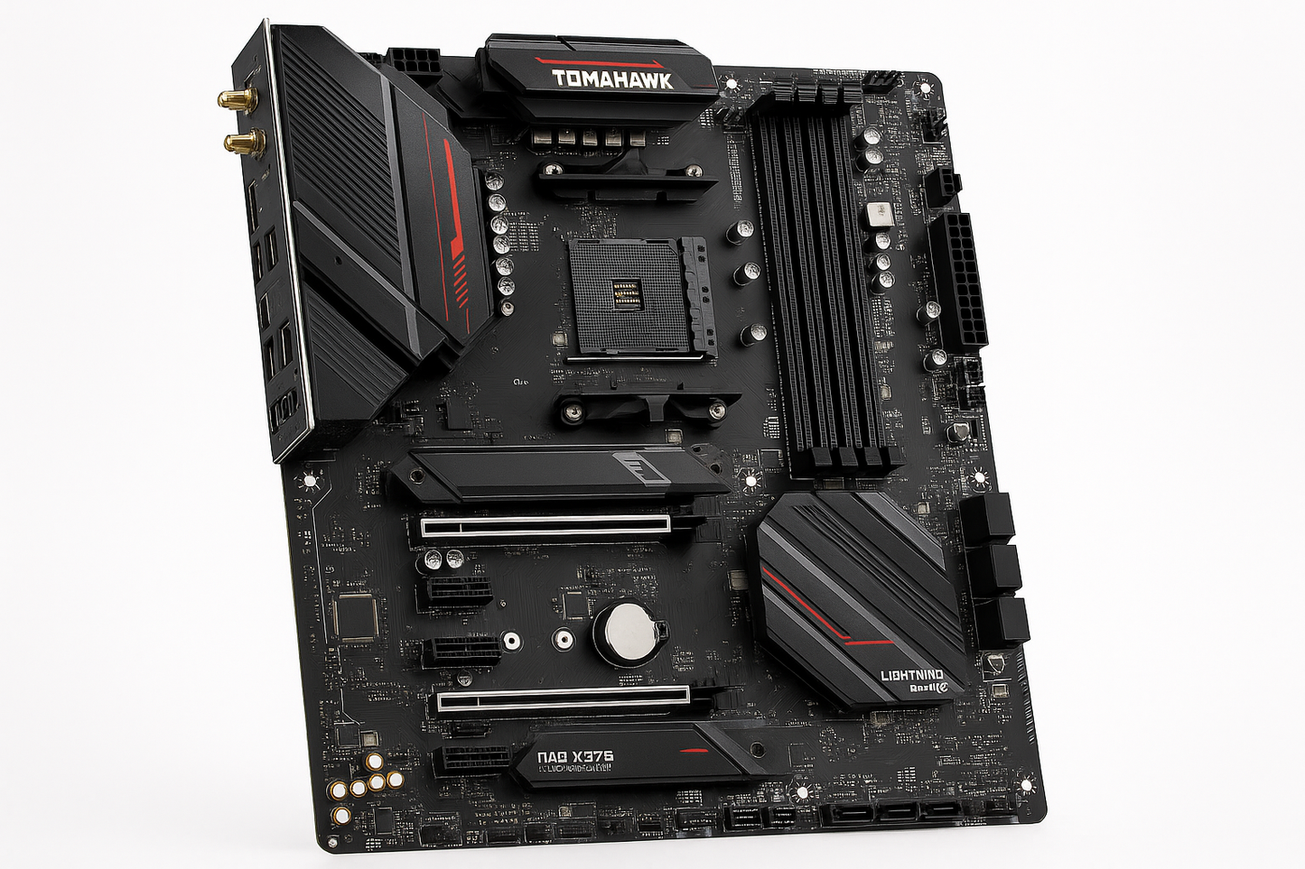 MAG X570 TOMAHAWK WIFI Motherboard (AMD AM4, DDR4, Pcie 4.0, SATA 6Gb/S, M.2, USB 3.2 Gen 2, AC Wi-Fi 6, HDMI, ATX)