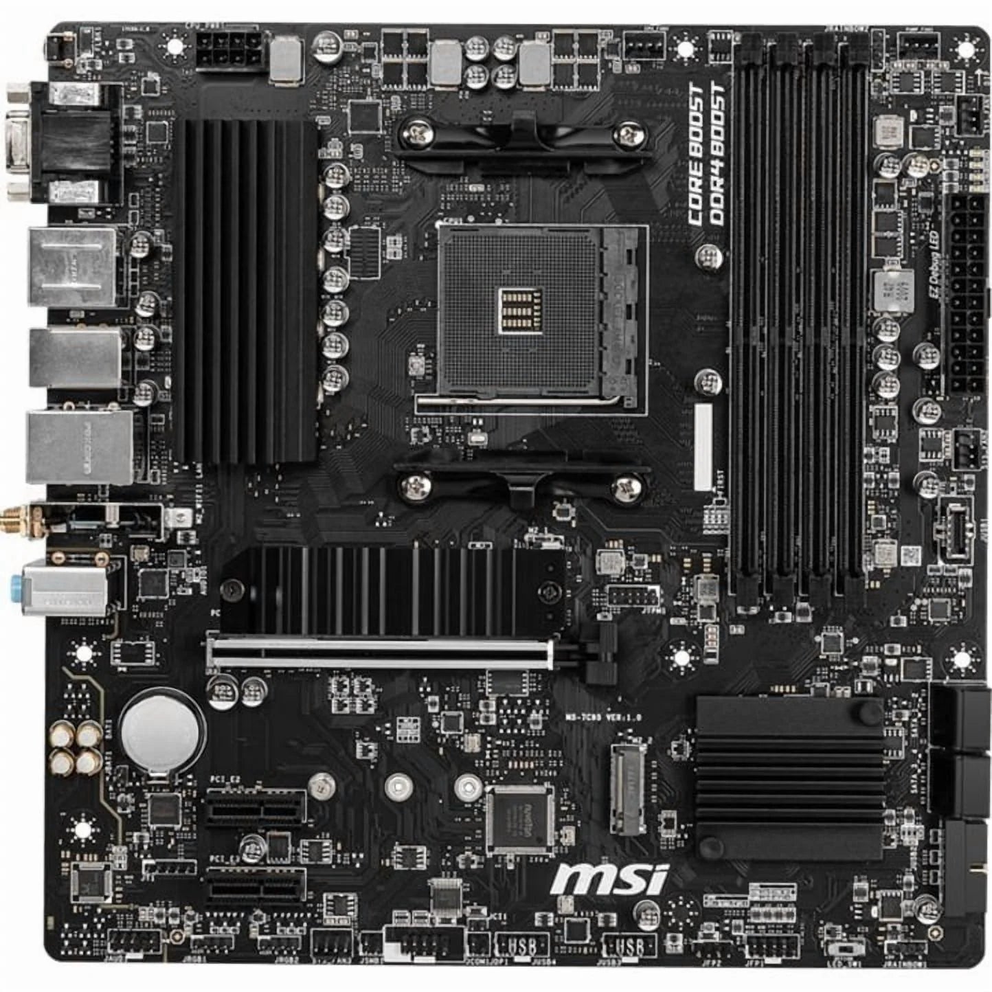PRO B550M PRO-VDH WIFI AM4 AMD B550 USB 3.0 Micro ATX AMD Motherboard