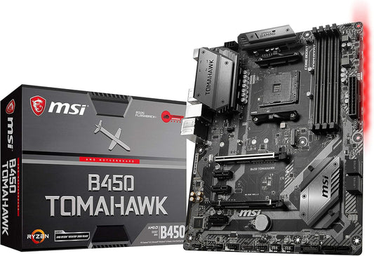 Arsenal Gaming AMD Ryzen 2ND and 3Rd Gen AM4 M.2 USB 3 DDR4 DVI HDMI Crossfire ATX Motherboard (B450 TOMAHAWK MAX II)