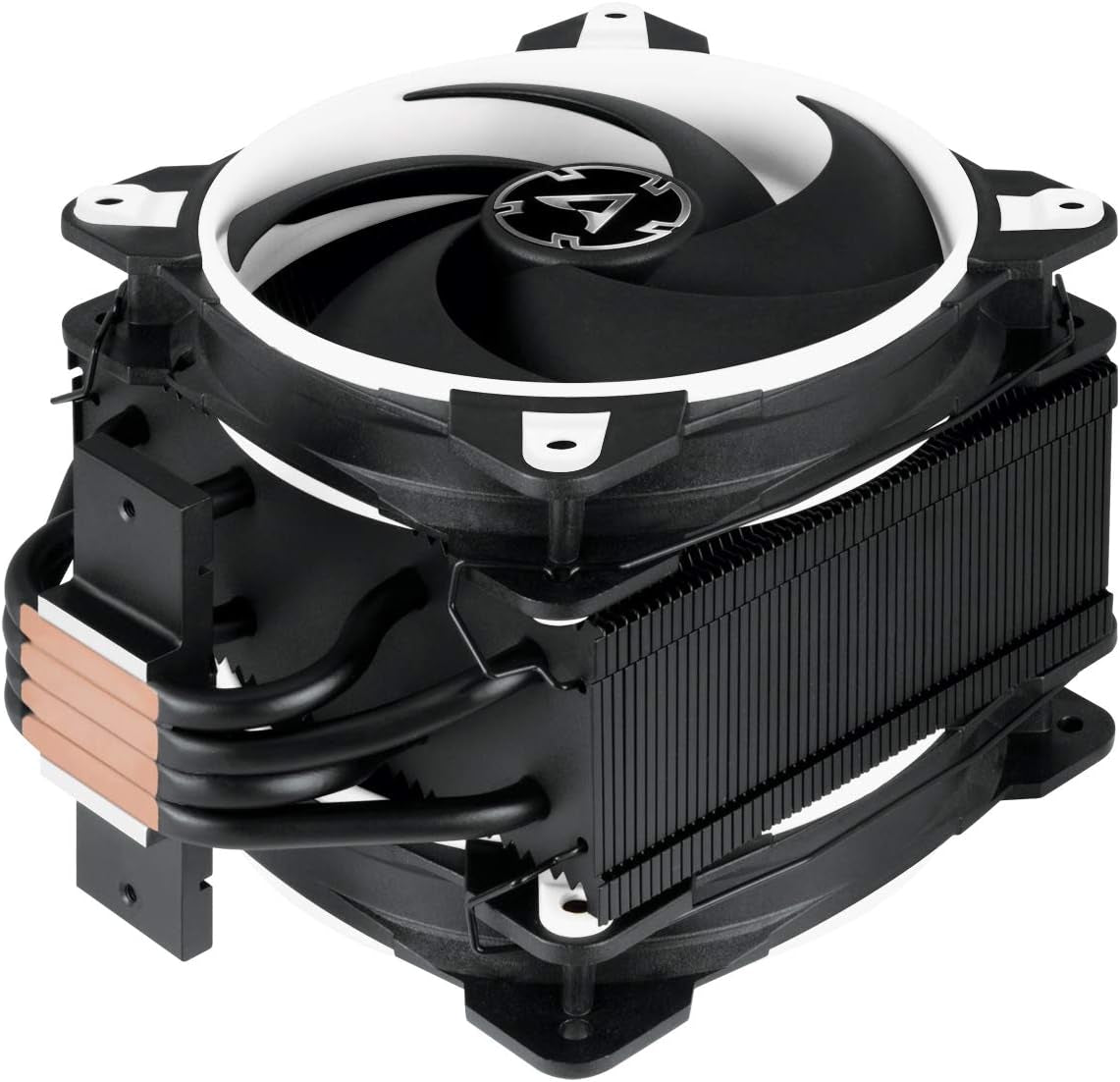 Freezer 34 Esports Duo - Tower CPU Cooler with Bionix P-Series Case Fan in Push-Pull, 120 Mm PWM Fan, for Intel and AMD, LGA1700 Compatible - White