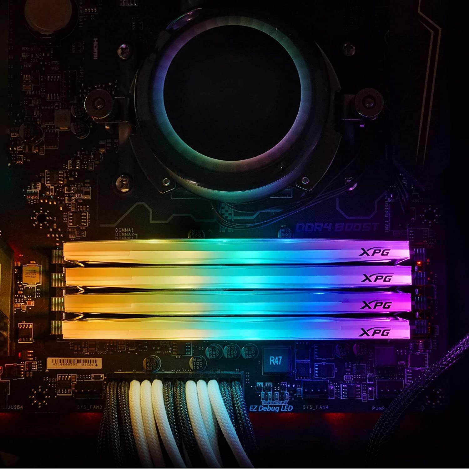 DDR4 D60G RGB 16GB (2X8Gb) 3200Mhz PC4-25600 CL16-20-20 U-DIMM 288Pins Desktop Memory Kit, Grey (AX4U32008G16A-DT60)