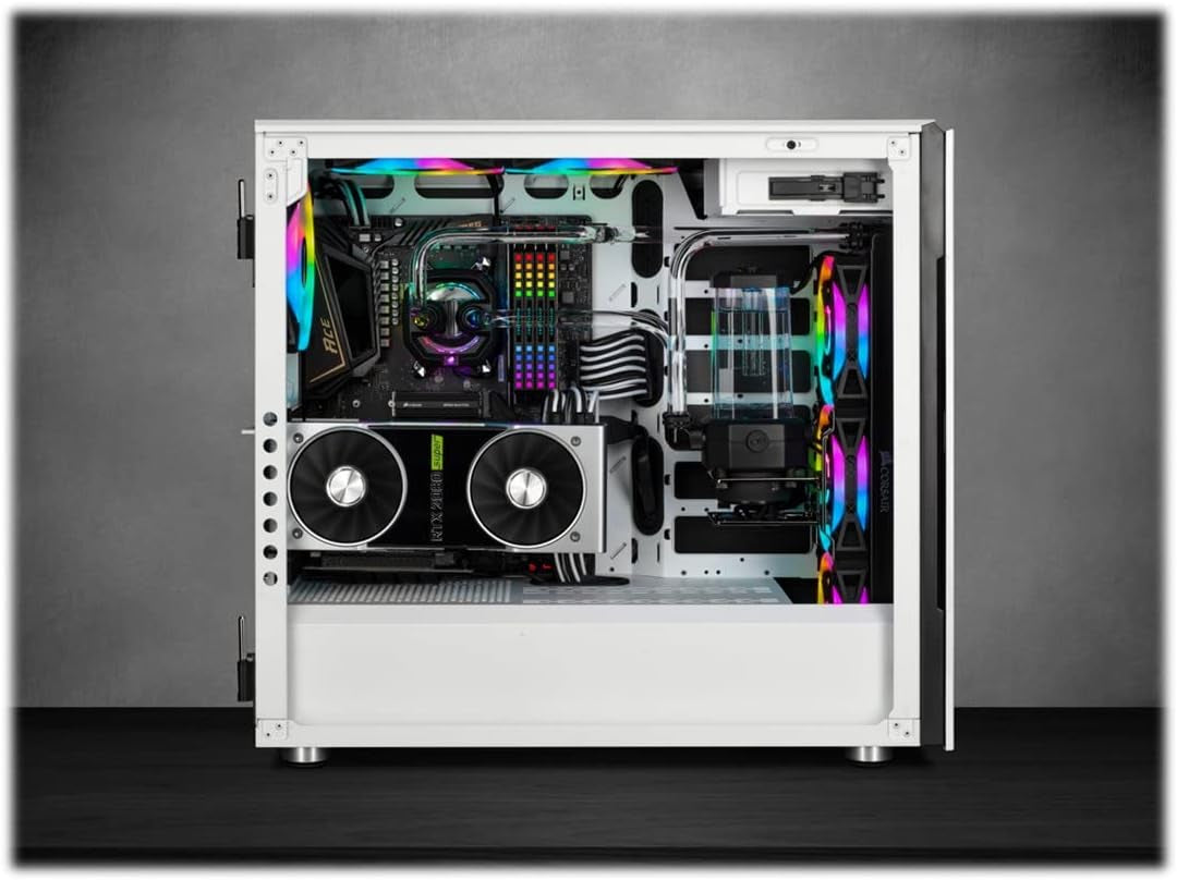 Hydro X Series Xh305I Hardline Water Cooling Kit With/Incl XC7 CPU Water Block, XR5 360Mm Radiator, XD5 Pump Res and Icue QL120 RGB Fans