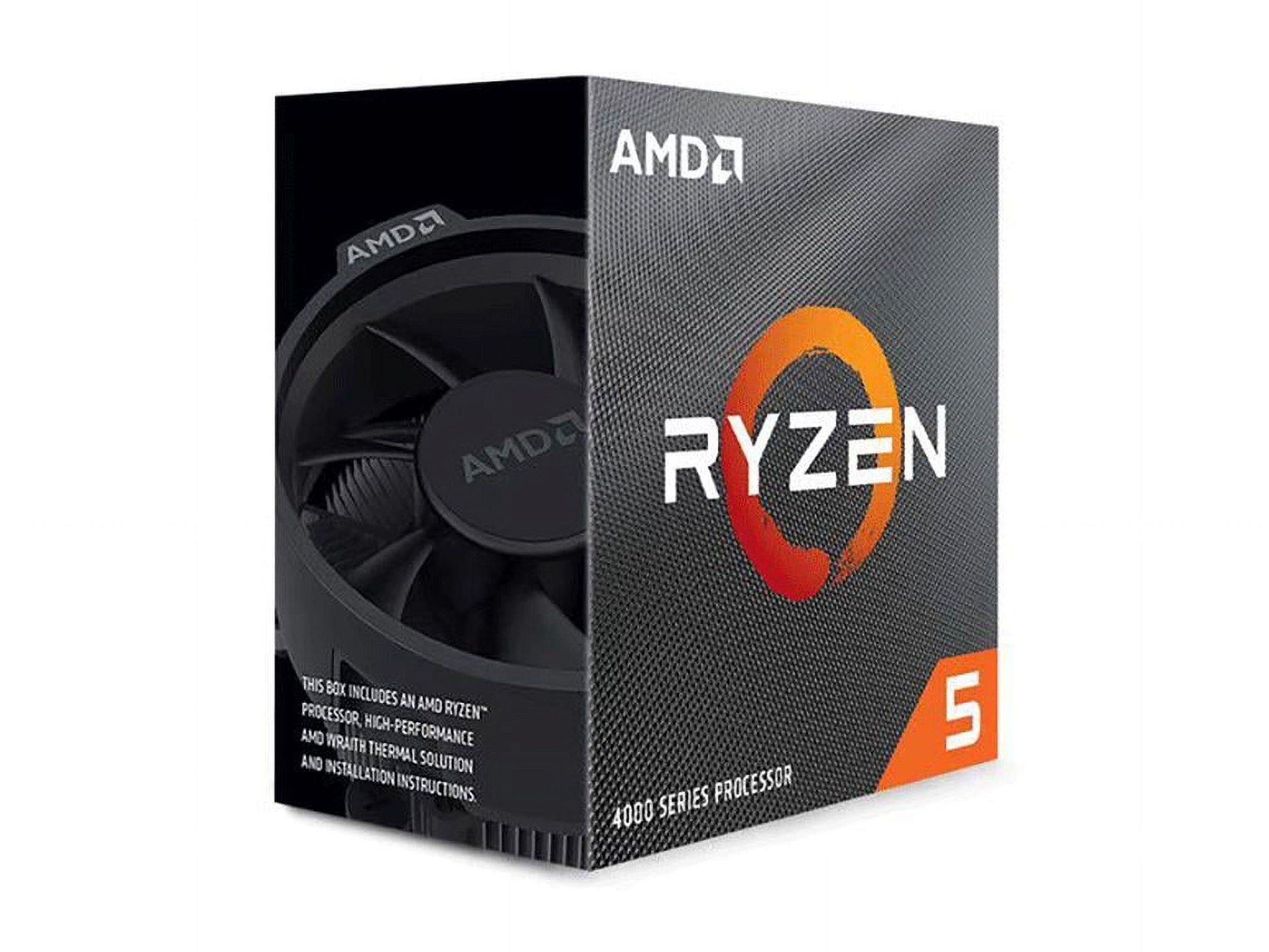Ryzen 5 4500 3.6Ghz 6-Core AM4 Processor with Wraith Stealth Cooler - 100-100000644BOX