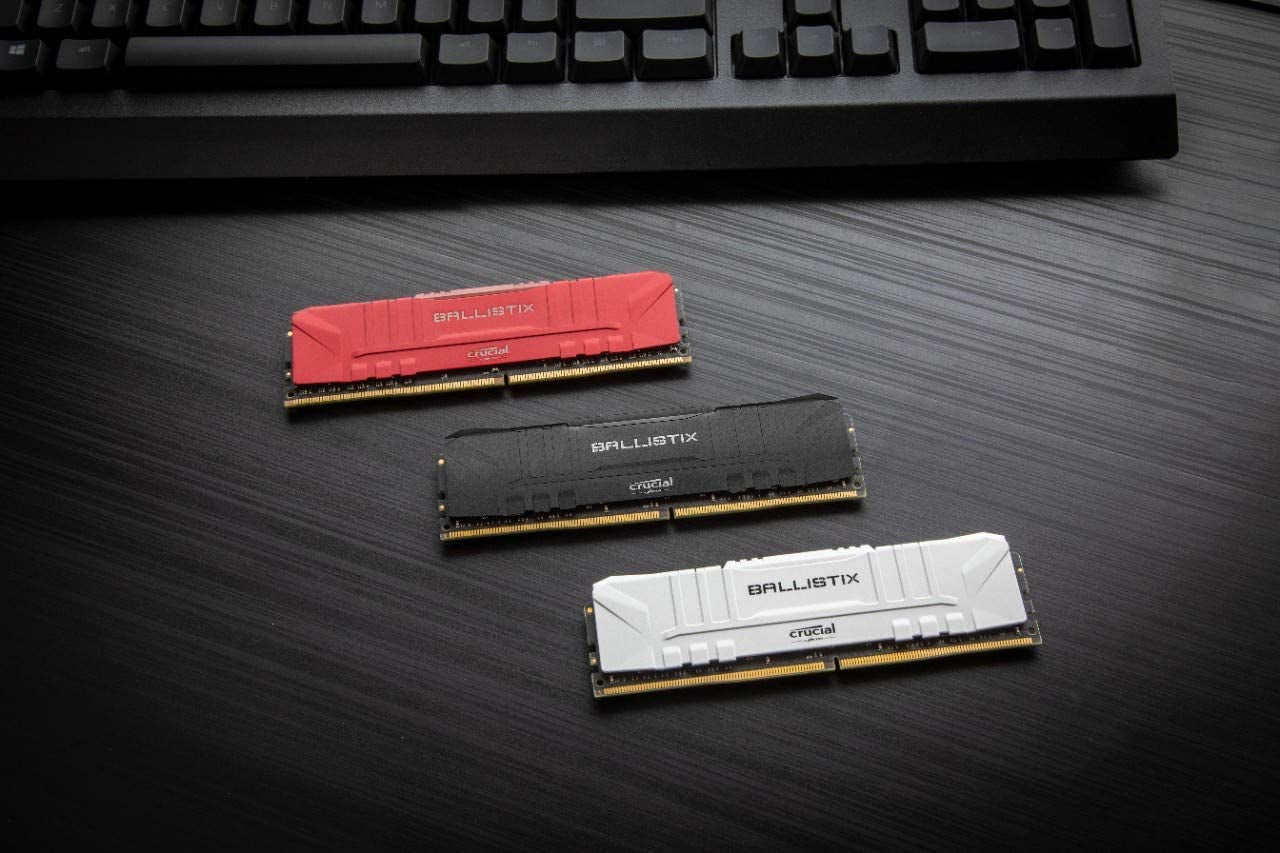 Crucial  3200 Mhz DDR4 DRAM Desktop Gaming Memory Kit 32GB (16Gbx2) CL16 BL2K16G32C16U4B (Black)