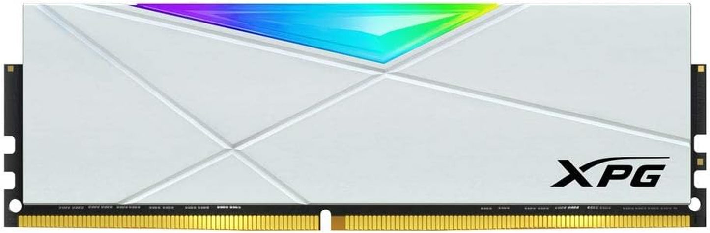 DDR4 D50 RGB 16GB (2X8Gb) 3200Mhz PC4-25600 U-DIMM 288-Pins Desktop Memory CL16 Kit White (AX4U32008G16A-DW50)