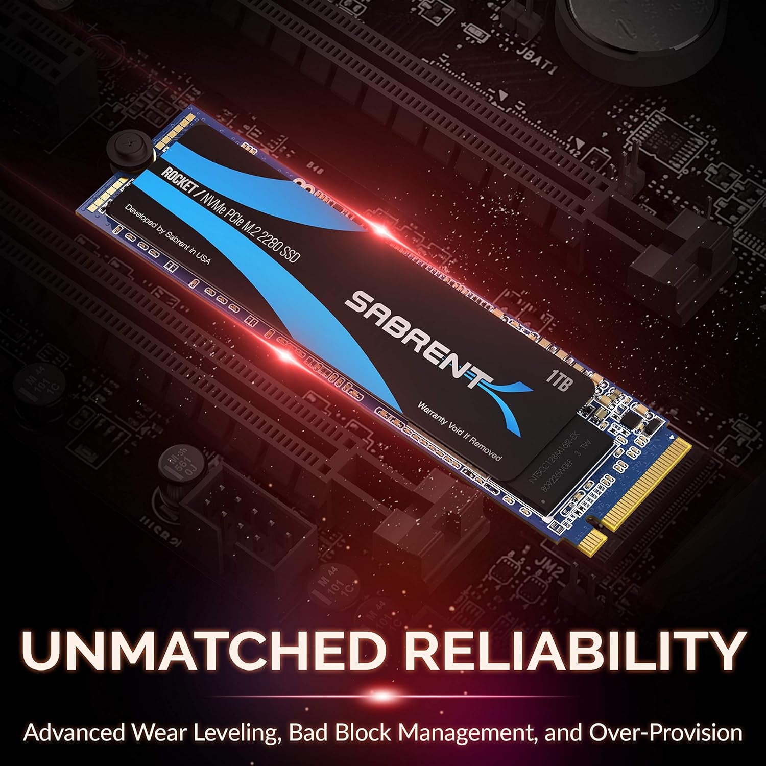 1TB Rocket Nvme Pcie M.2 2280 Internal SSD High Performance Solid State Drive (SB-ROCKET-1TB)