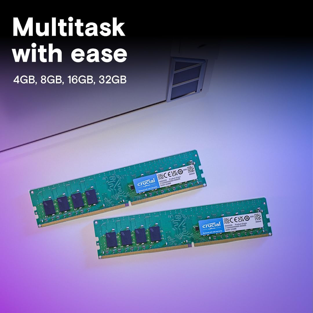 16GB Kit (8Gbx2), 288-Pin DIMM, DDR4 PC4-19200,