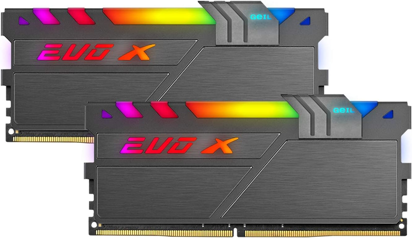 ROG EVO X II DDR4 RAM, 16GB (8Gbx2) 3000Mhz 1.35V XMP2.0, Long DIMM High Speed Desktop Memory, Hardcore Immersive Gaming/Multimedia Content Creation/Quality Live Streaming