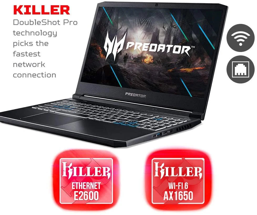 Predator Helios 300 Gaming Laptop I7-10750H 16GB RAM 512GB SSD Windows 10