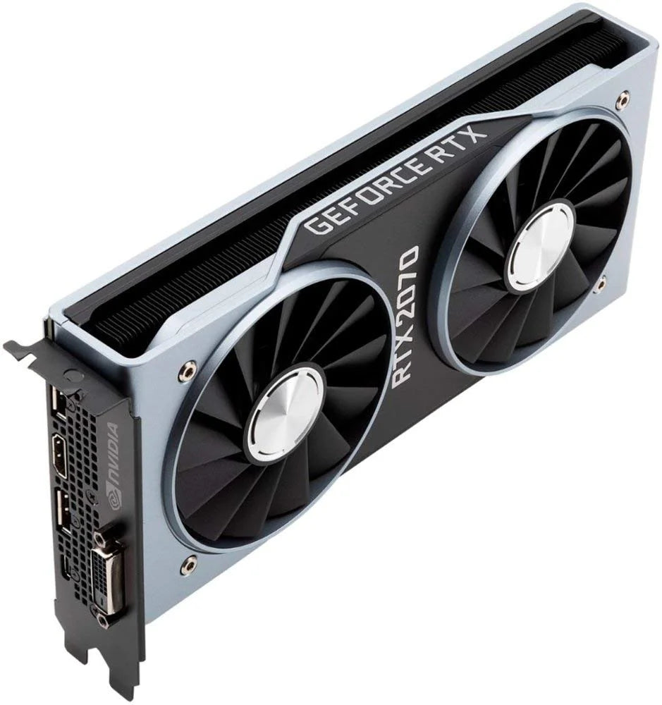 Geforce RTX 2070 Founders Edition 8GB GDDR6 PCI Express 3.1 Graphics Card with Pcie Riser