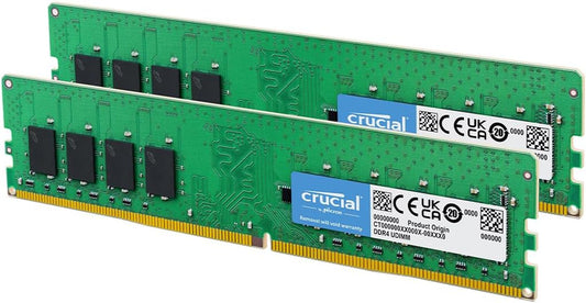 16GB Kit (8Gbx2), 288-Pin DIMM, DDR4 PC4-19200,