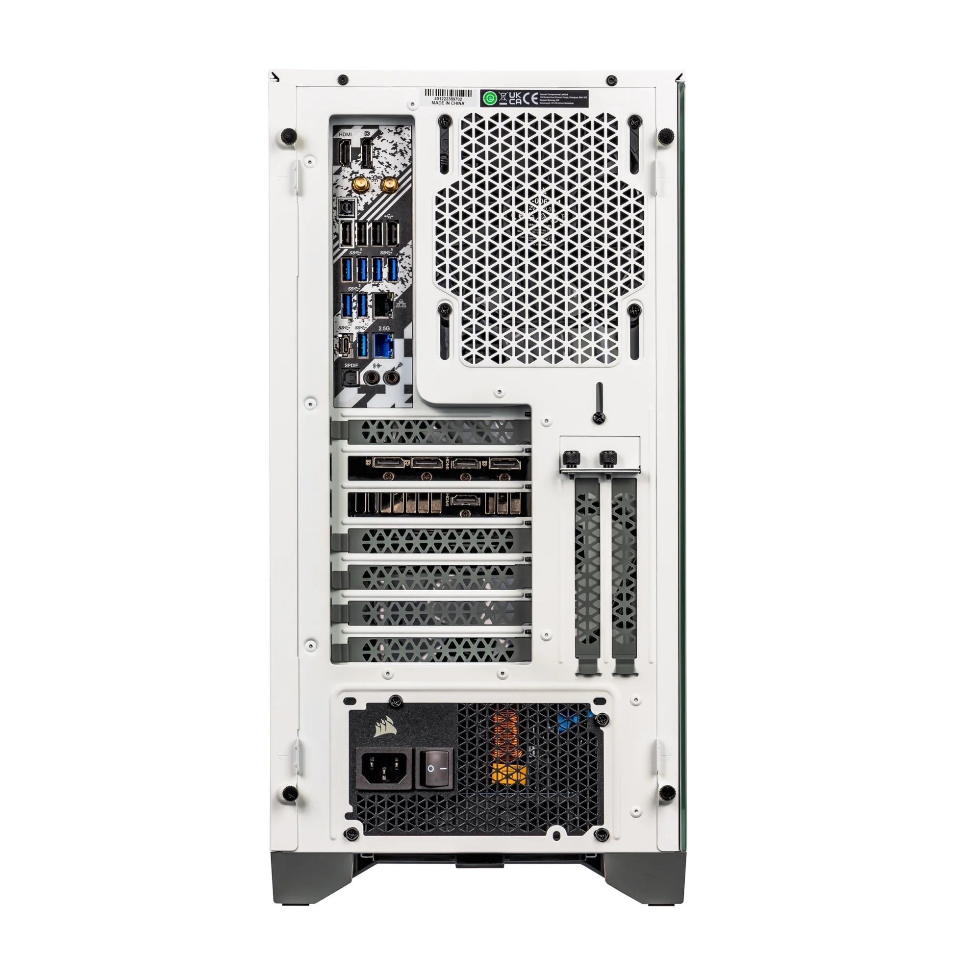 White Armix Prebuilt Gaming Desktop PC (AMD Ryzen 9 7900X 12-Core 4.7Ghz, Radeon RX 6900 XT 16GB, 64GB DDR5, 4TB Pcie SSD, 240Mm AIO, 1000W PSU, Killer Wifi 6E, Win10Home)