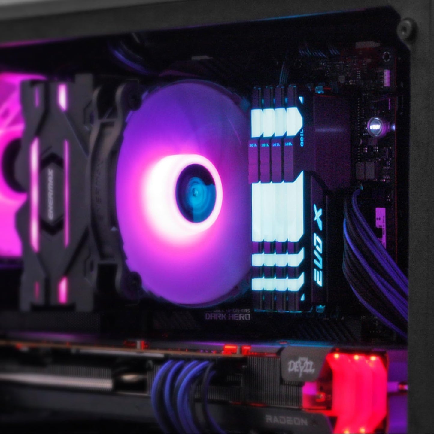 ROG EVO X II DDR4 RAM, 16GB (8Gbx2) 3000Mhz 1.35V XMP2.0, Long DIMM High Speed Desktop Memory, Hardcore Immersive Gaming/Multimedia Content Creation/Quality Live Streaming