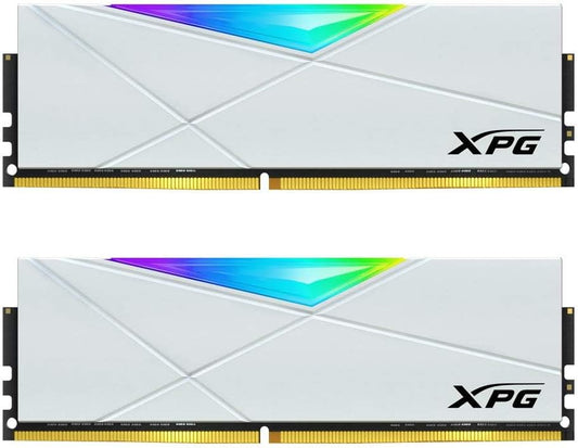 DDR4 D50 RGB 16GB (2X8Gb) 3200Mhz PC4-25600 U-DIMM 288-Pins Desktop Memory CL16 Kit White (AX4U32008G16A-DW50)