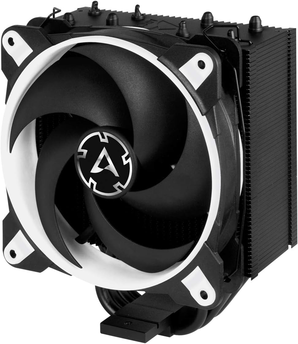 Freezer 34 Esports Duo - Tower CPU Cooler with Bionix P-Series Case Fan in Push-Pull, 120 Mm PWM Fan, for Intel and AMD, LGA1700 Compatible - White