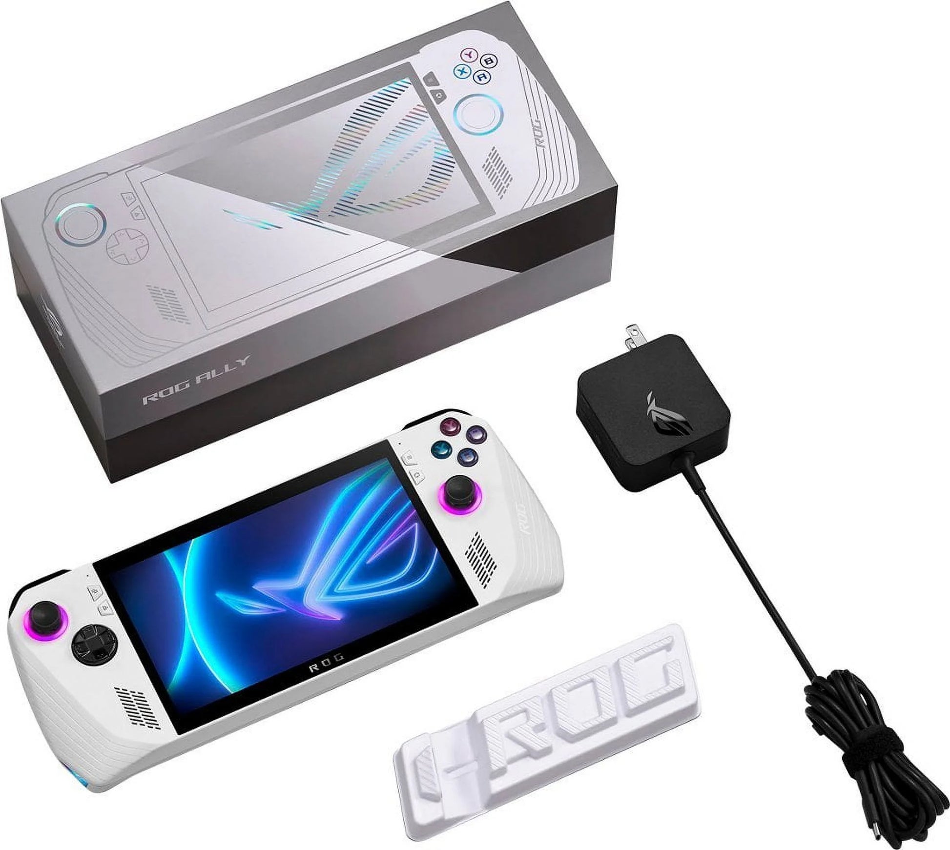 ROG Ally 2TB SSD Gaming Handheld 7-Inch Touchscreen 120Hz FHD 1080P AMD Ryzen Z1 Extreme Processor, Mytrix Hub, Screen Protector, 3 Accessories: 4 in 1 Bundle