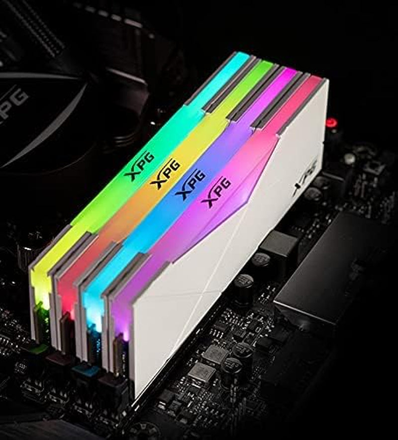 DDR4 D50 RGB 16GB (2X8Gb) 3200Mhz PC4-25600 U-DIMM 288-Pins Desktop Memory CL16 Kit White (AX4U32008G16A-DW50)