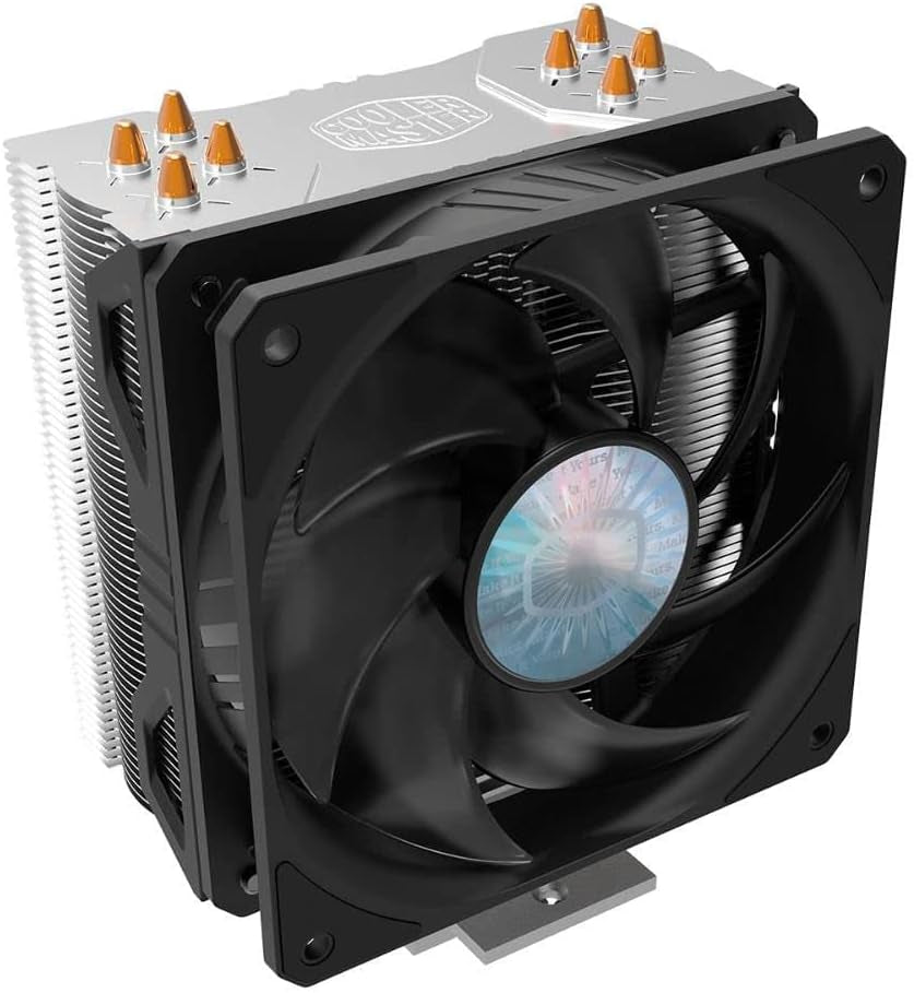Hyper 212 EVO V2 CPU Air Cooler with Sickleflow 120, PWM Fan, Direct Contact Technology, 4 Copper Heat Pipes for AMD Ryzen/Intel LGA1200/1151, RR-2V2E-18PK-R1