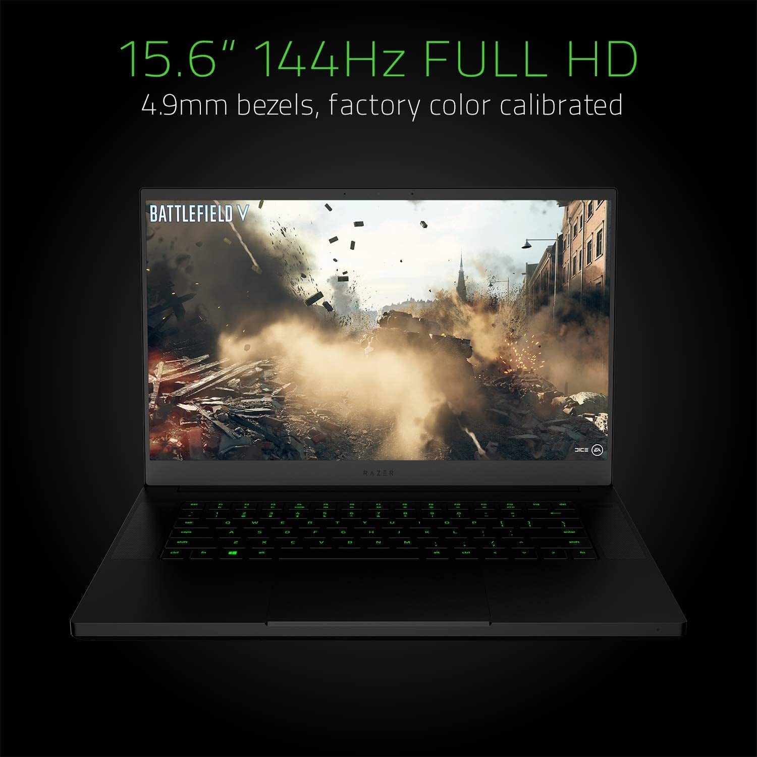 Blade 15 Gaming Laptop 2019: Intel Core I7-9750H 6 Core, NVIDIA Geforce RTX 2060, 15.6" FHD 1080P 144Hz, 16GB RAM, 512GB SSD, CNC Aluminum, Chroma RGB Lighting, Thunderbolt 3