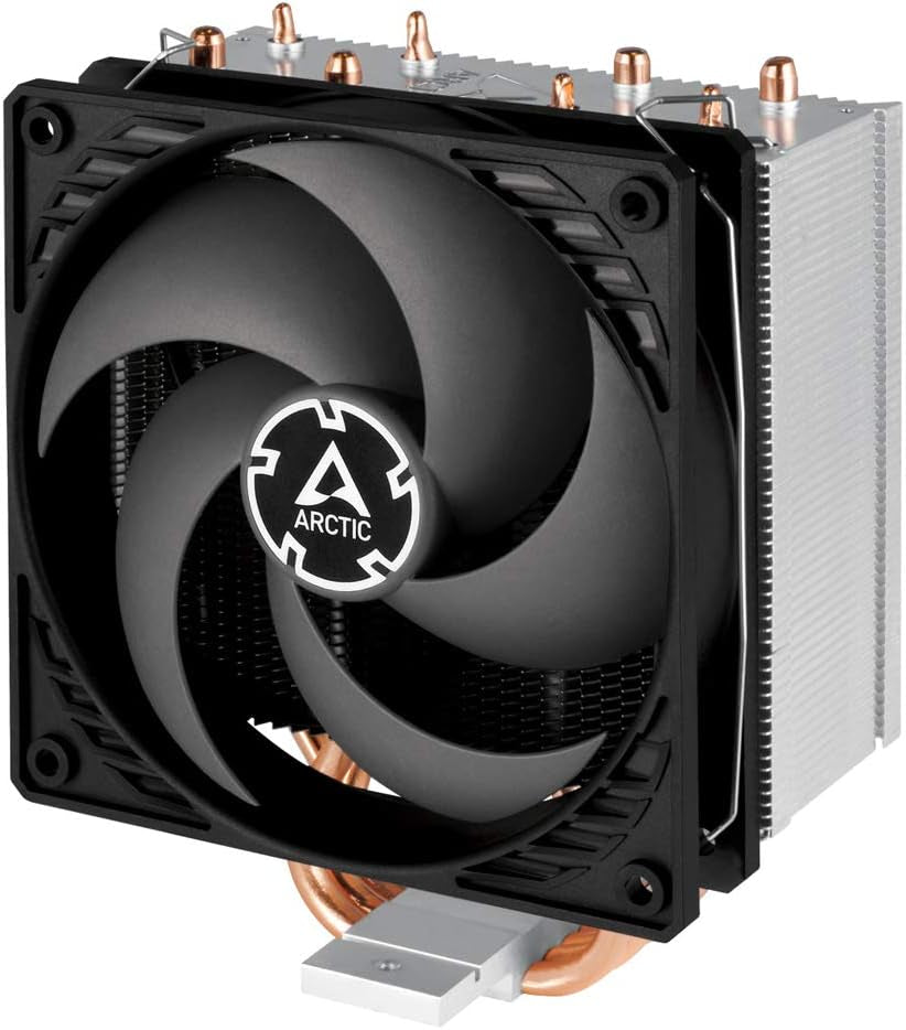 Freezer 34 Esports Duo - Tower CPU Cooler with Bionix P-Series Case Fan in Push-Pull, 120 Mm PWM Fan, for Intel and AMD, LGA1700 Compatible - White