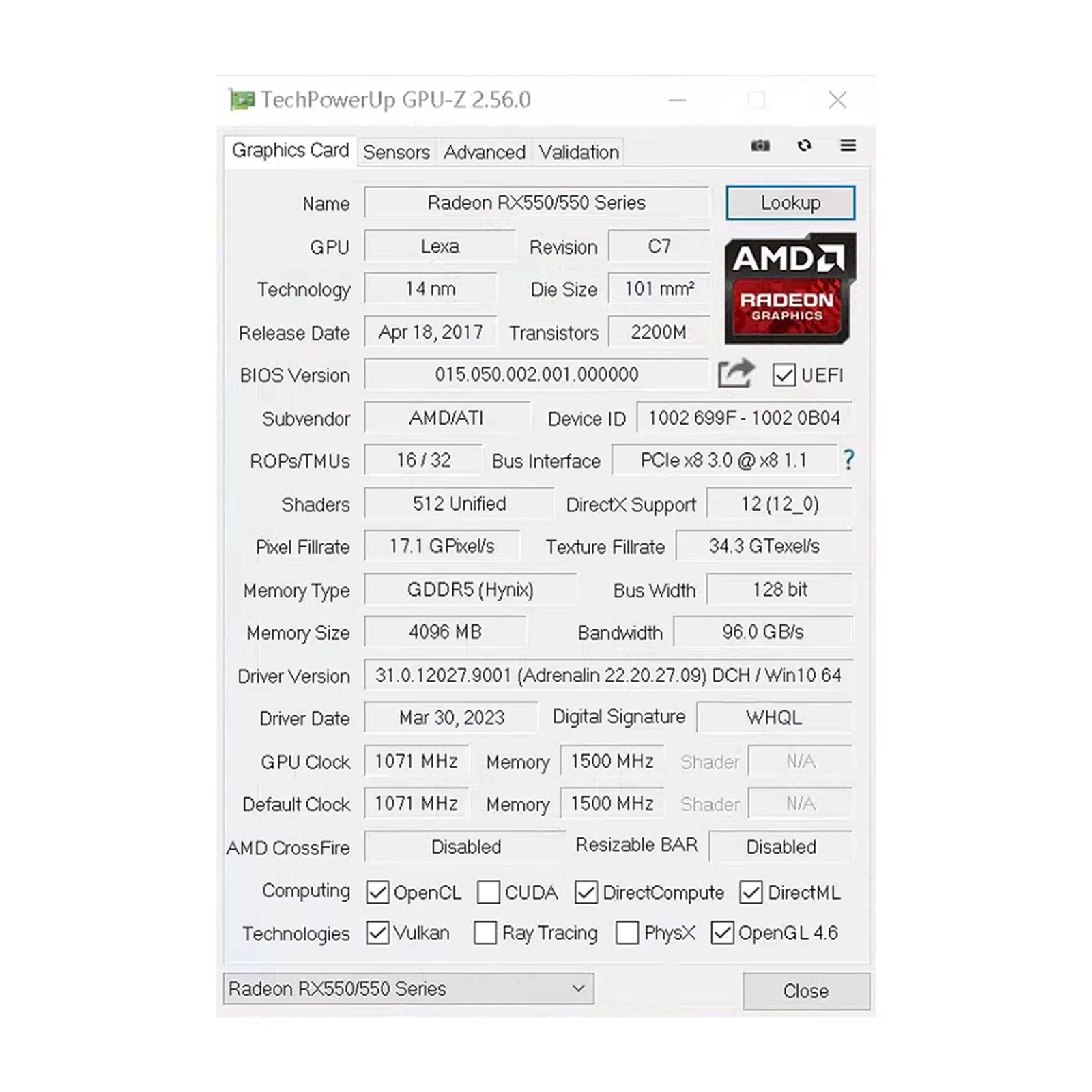 Graphics Cards Radeon RX580 8G & RX550 4G Video Gaming Card Pcie3.0X16 GPU Desktop Computer Components AMD RX 580 8G