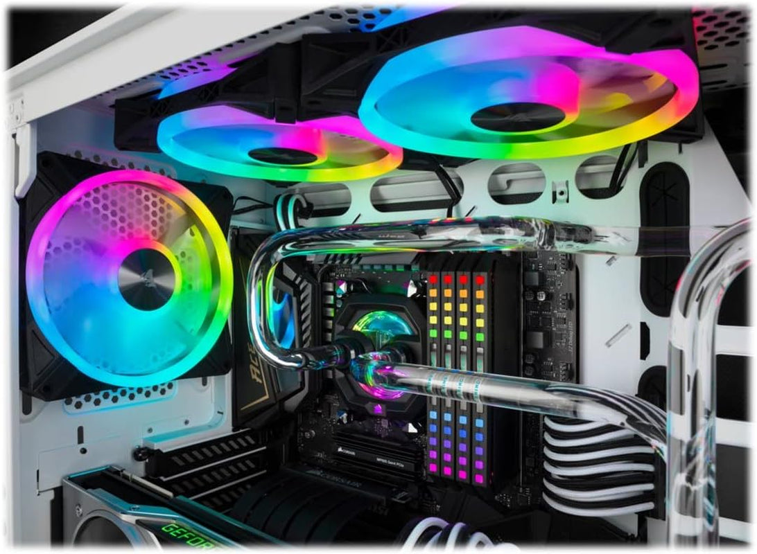 Hydro X Series Xh305I Hardline Water Cooling Kit With/Incl XC7 CPU Water Block, XR5 360Mm Radiator, XD5 Pump Res and Icue QL120 RGB Fans