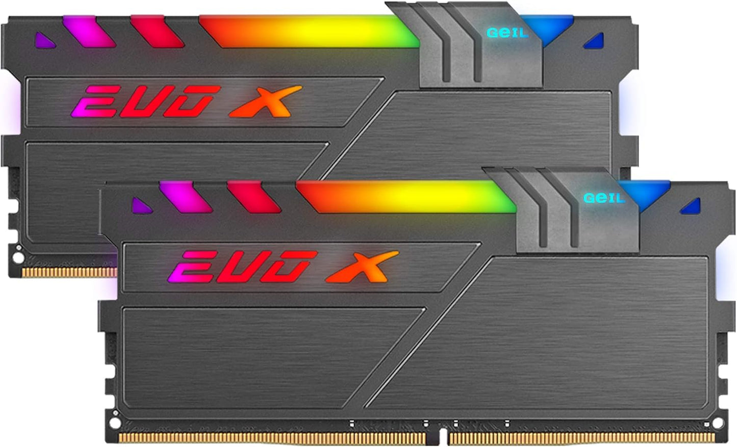 EVO X II DDR4 RAM, 16GB (8Gbx2) 3600Mhz 1.35V XMP2.0, Intel/Amd Compatible, Long DIMM High Speed Desktop Memory, Hardcore Immersive Gaming/Multimedia Content Creation/Quality Live Streaming