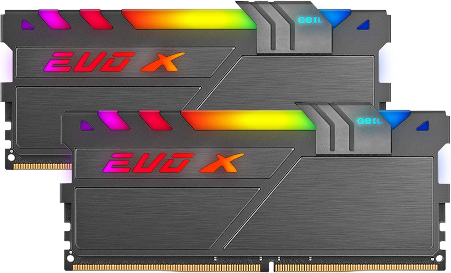 EVO X II DDR4 RAM, 16GB (8Gbx2) 3600Mhz 1.35V XMP2.0, Intel/Amd Compatible, Long DIMM High Speed Desktop Memory, Hardcore Immersive Gaming/Multimedia Content Creation/Quality Live Streaming