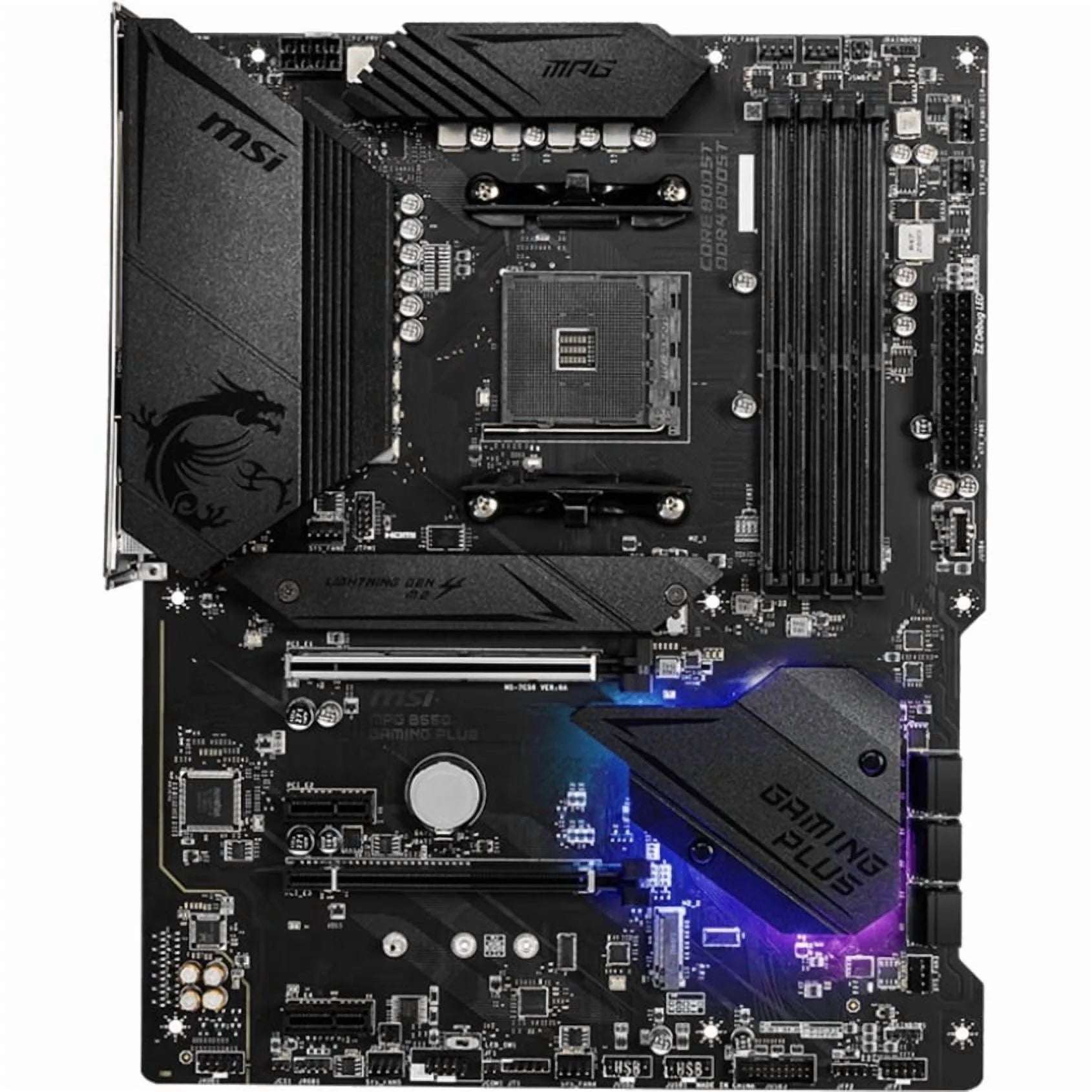 MPG B550 GAMING plus Desktop Motherboard, AMD Chipset, Socket AM4, ATX