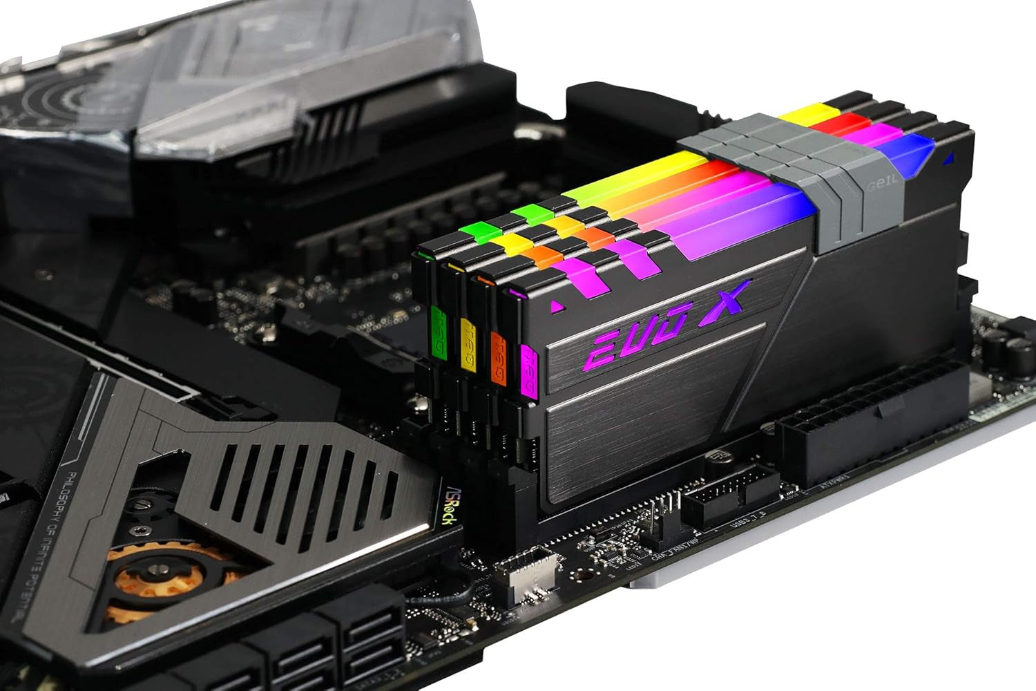 EVO X II DDR4 RAM, 16GB (8Gbx2) 3600Mhz 1.35V XMP2.0, Intel/Amd Compatible, Long DIMM High Speed Desktop Memory, Hardcore Immersive Gaming/Multimedia Content Creation/Quality Live Streaming