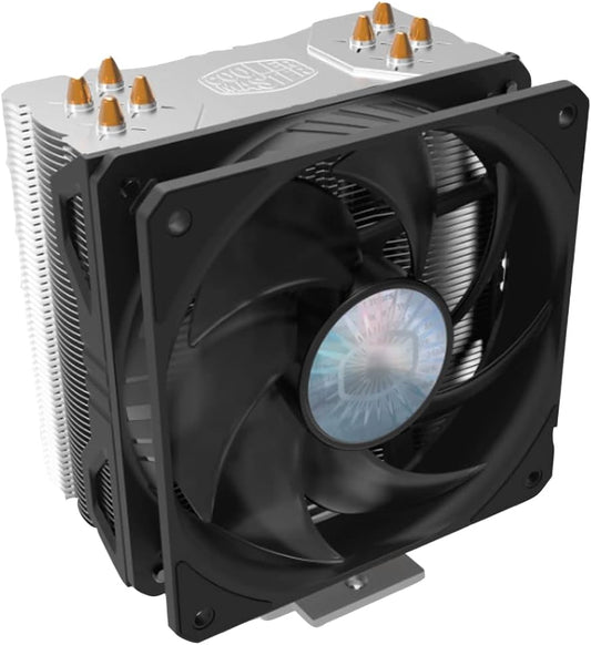 Hyper 212 EVO V2 CPU Air Cooler with Sickleflow 120, PWM Fan, Direct Contact Technology, 4 Copper Heat Pipes for AMD Ryzen/Intel LGA1200/1151, RR-2V2E-18PK-R1