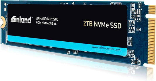 Premium 2TB SSD M.2 2280 Pcie Nvme 3.0 X4 TLC 3D NAND Internal Solid State Drive, Read/Write Speed up to 3200Mb/S and 2900Mb/S, 3200 TBW