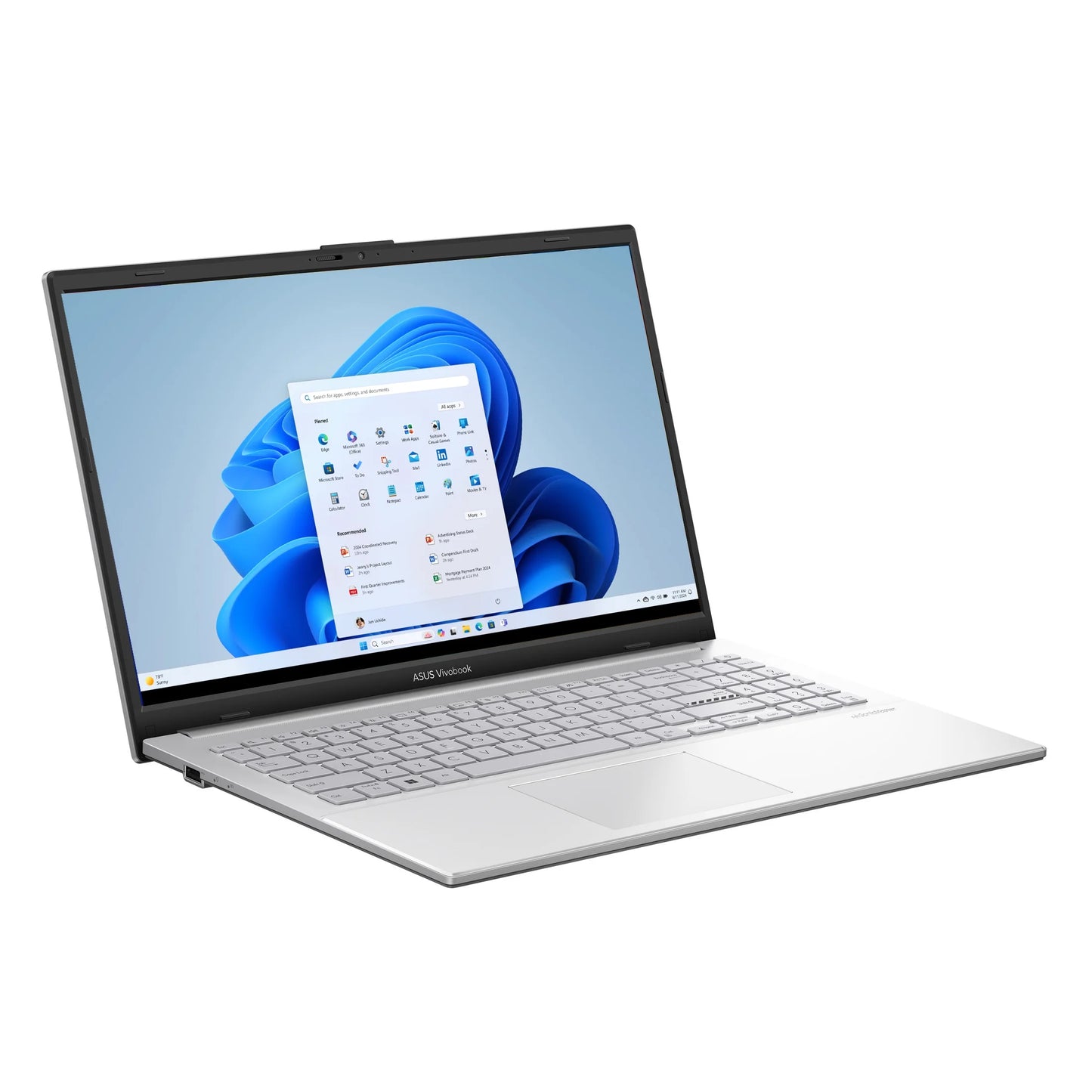 Vivobook Go 15.6 Inch Windows Laptop Intel Core I3-N305 8GB RAM 128GB UFS Cool Silver