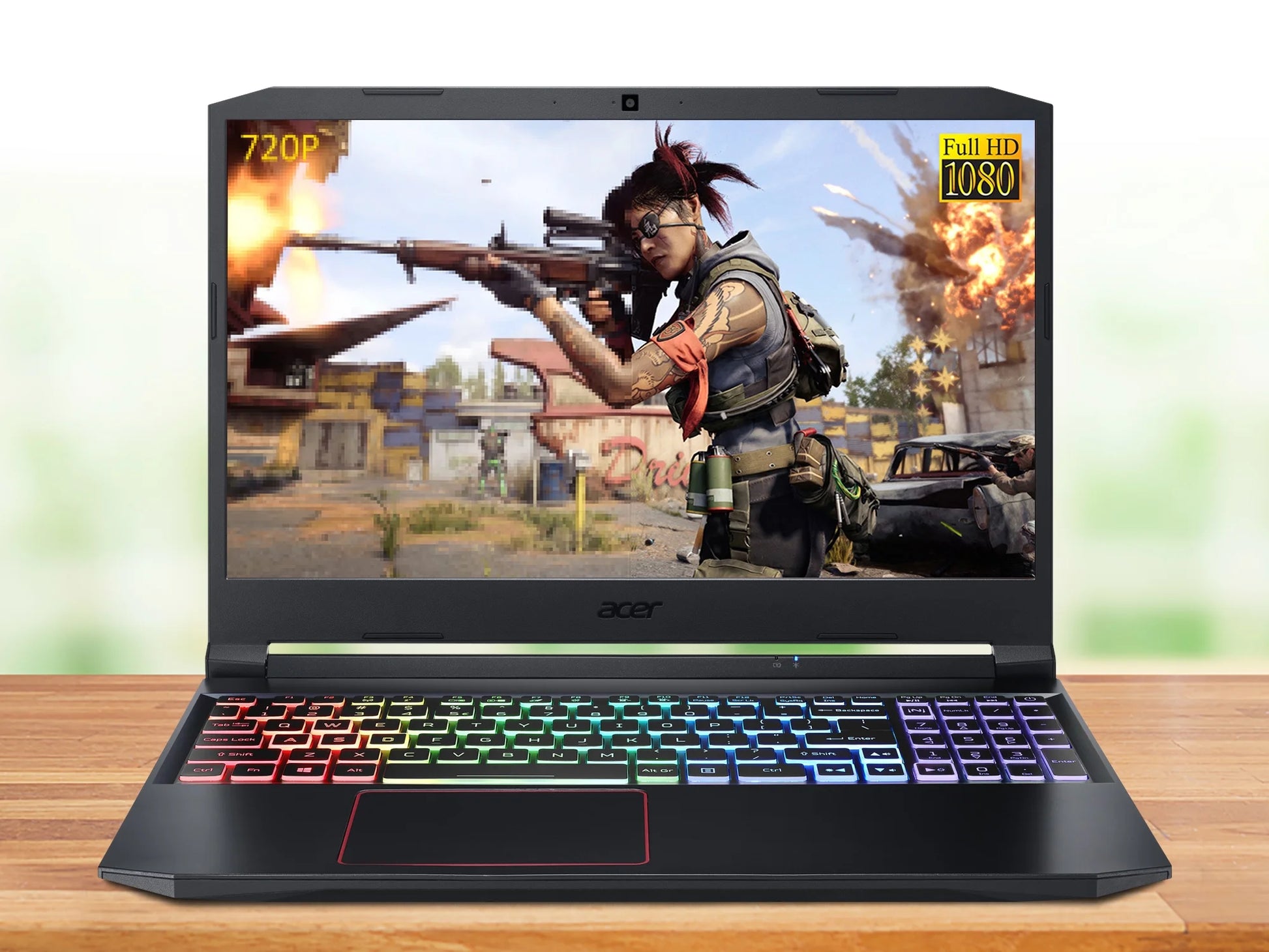 Nitro 5 Gaming Laptop, 15.6" 144Hz FHD Display, Intel Core I5-10300H Upto 4.5Ghz, 32GB RAM, 1TB Nvme SSD, NVIDIA Geforce RTX 3050, HDMI, Wi-Fi, Bluetooth, Windows 10 Pro