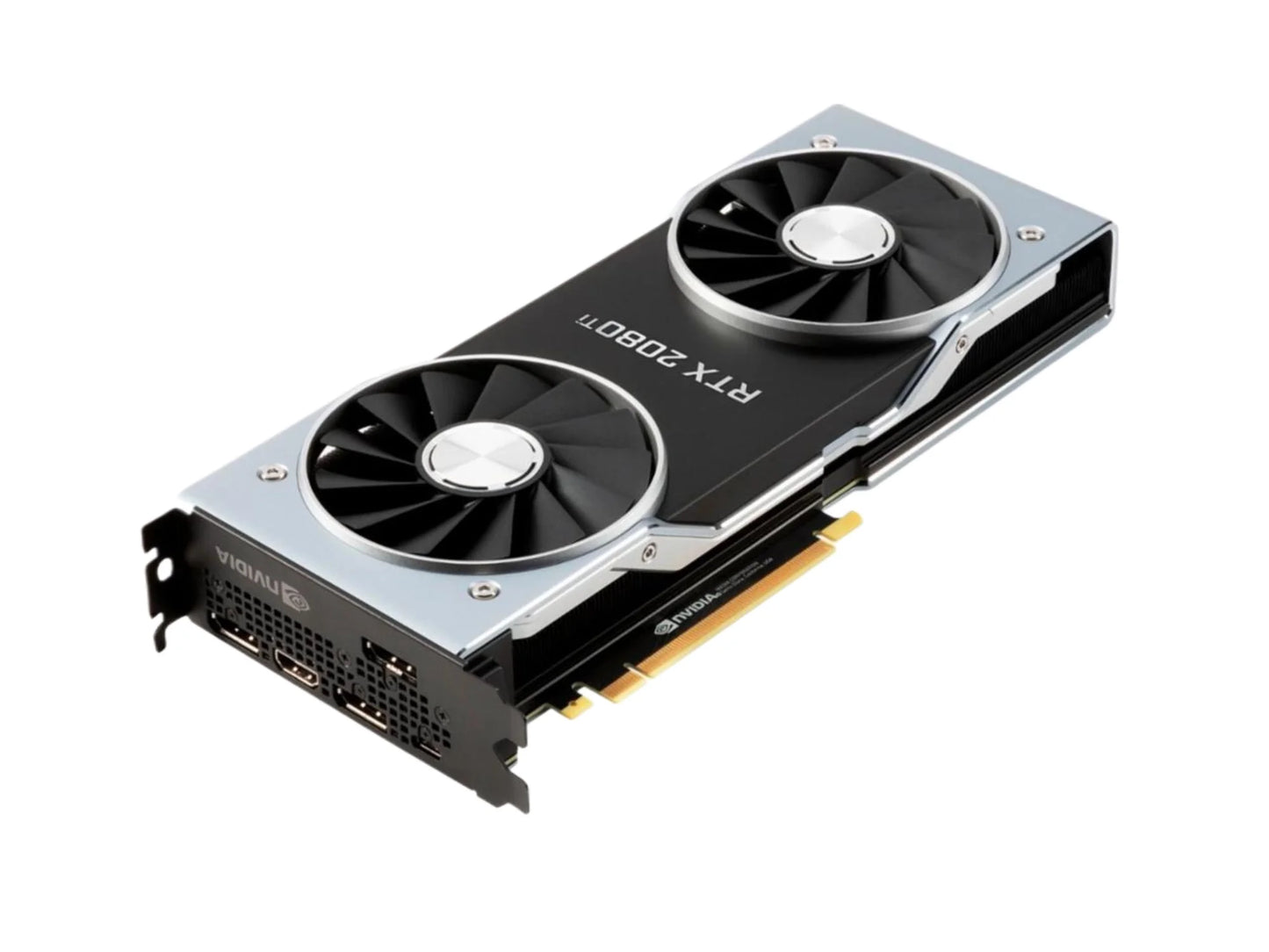 Geforce RTX 2080 Ti - Founders Edition - Graphics Card - GF RTX 2080 Ti - 11 GB GDDR6 - Pcie 3.0 - HDMI, Displayport, USB-C