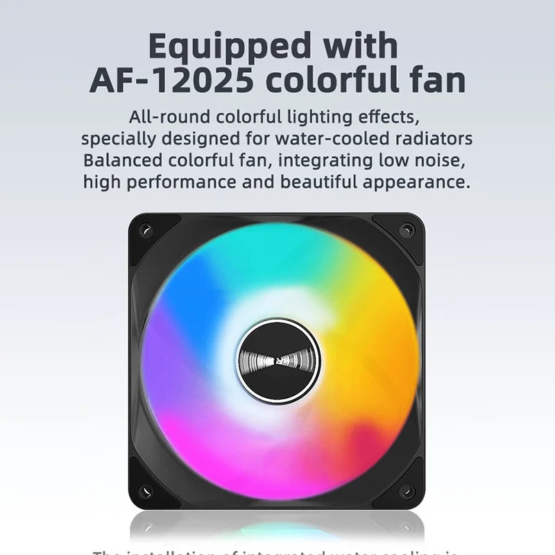 AF-S240 Water Cooler 240Mm All-In-One Liquid CPU Cooler RGB Fan CPU Cooling Support Lga1700/115X AMD AM4/AM5